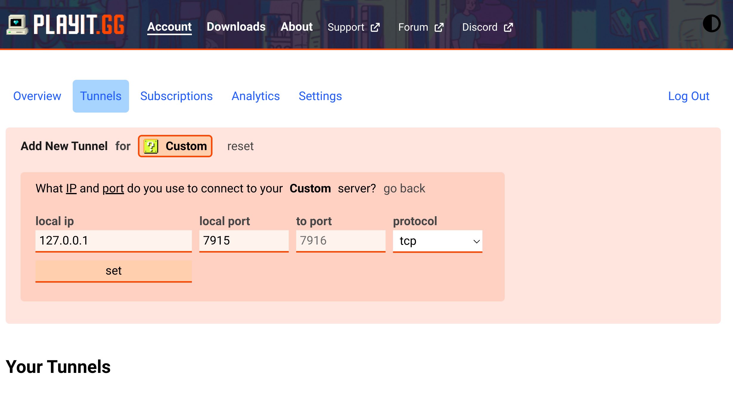 Downloads Page